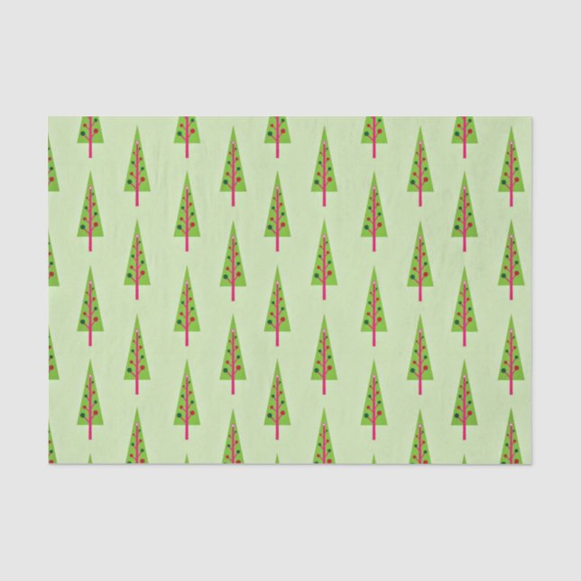 Papier Mousseline Motif de Noël (Recto)