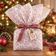 Motif de Noël Cranberry de Vigne & Baie ID1337