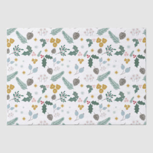 Papier Mousseline Motif de Noël moderne surdimensionné