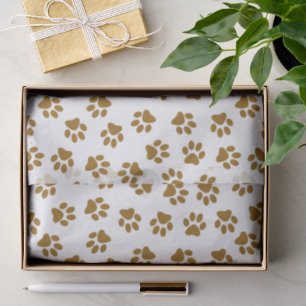 Papier Mousseline Motif De Pailles, Pailles De Chien, Pailles D'Or O