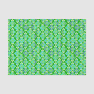 Papier Mousseline Motif de papier peint Art Déco, Jade Green