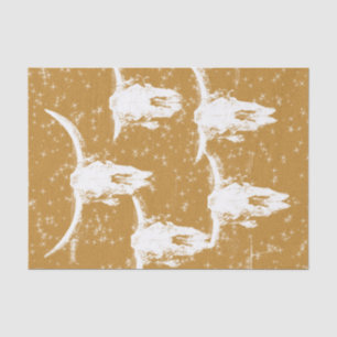 Papier Mousseline Motif de Parties scintillant élégante White Gold S