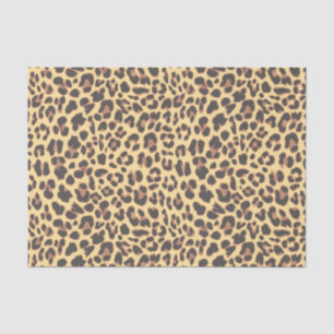 Papier Mousseline Motif de peau d'animal d'empreinte de léopard