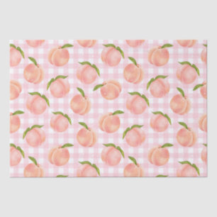 Papier Mousseline Motif de pêche d'été doux