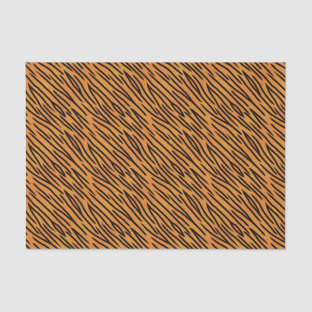 Papier Mousseline Motif de rayure de tigre (Recto)