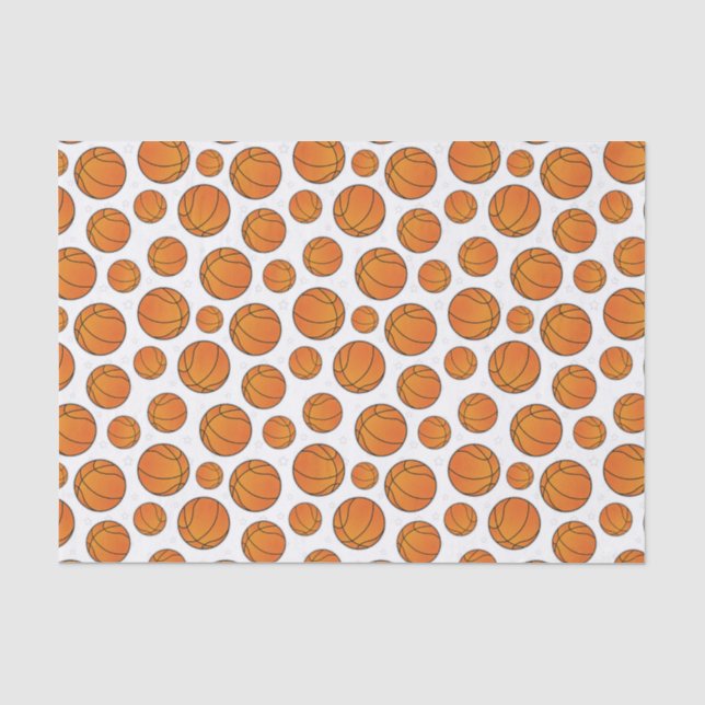 Papier Mousseline Motif de star du basket-ball (Recto)