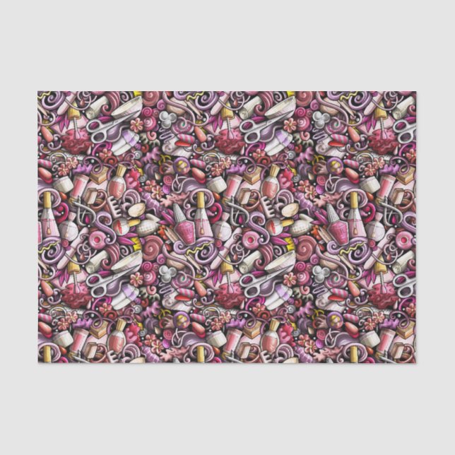 Papier Mousseline Motif de studio de clou (Recto)