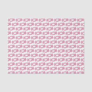 Papier Mousseline Motif de sucreries mignonnes roses