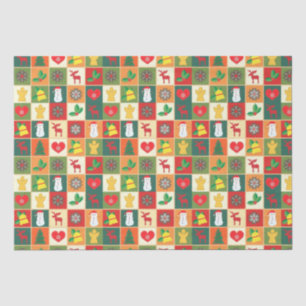 Papier Mousseline Motif de surface de Noël