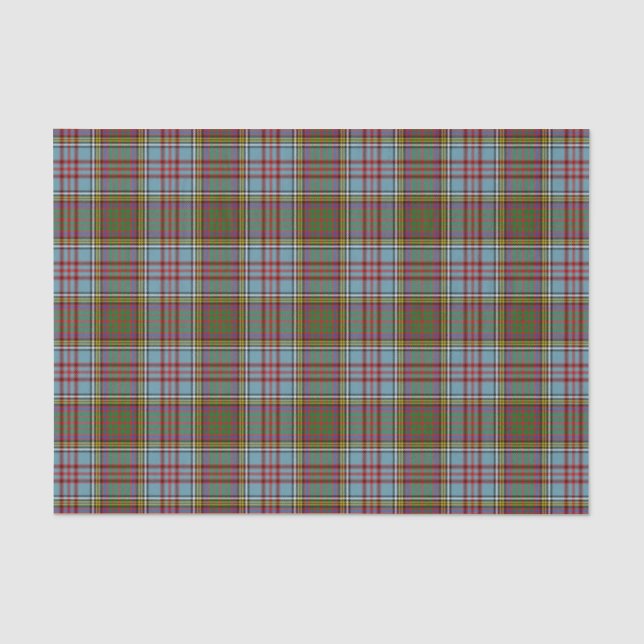 Papier Mousseline Motif de tartan de famille d'Anderson (Recto)