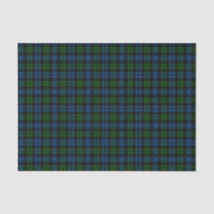 Papier Mousseline Motif de tartan de famille de Campbell