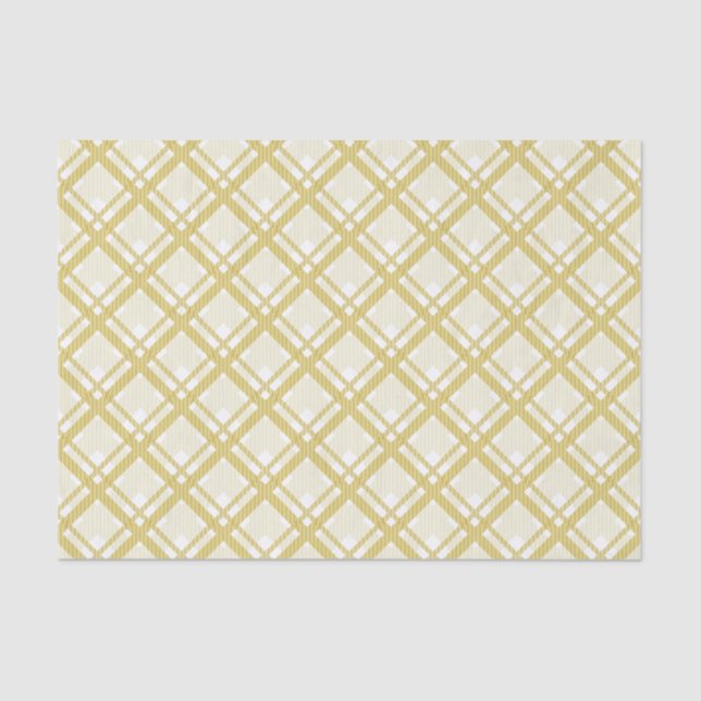 Papier Mousseline Motif de tartan des rayures et des carrés (Recto)