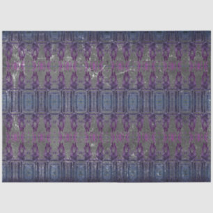 Papier Mousseline Motif de texture antique bleu gris violet vintage