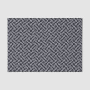 Papier Mousseline Motif de tissage de la Marine Orientale Bleu Blanc