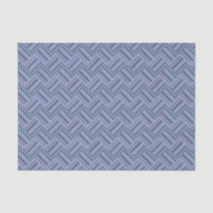 Papier Mousseline Motif de tissage en diagonale gris bleu