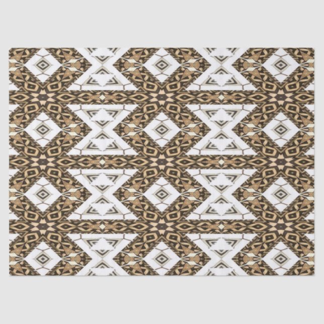 Papier Mousseline Motif de tissu de boue (Recto)