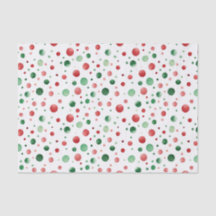Motif de vacances à pois rouges et verts