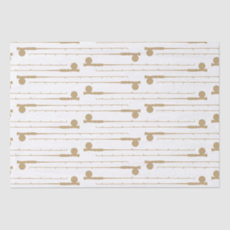 Papier Mousseline Motif des bâtons de pêche aérienne