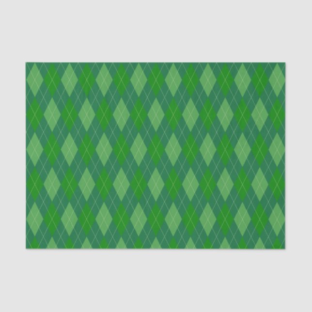 Papier Mousseline Motif des tons verts, papier de fond Jacquard (Recto)