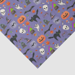 Papier Mousseline Motif D'Halloween Éffrayant