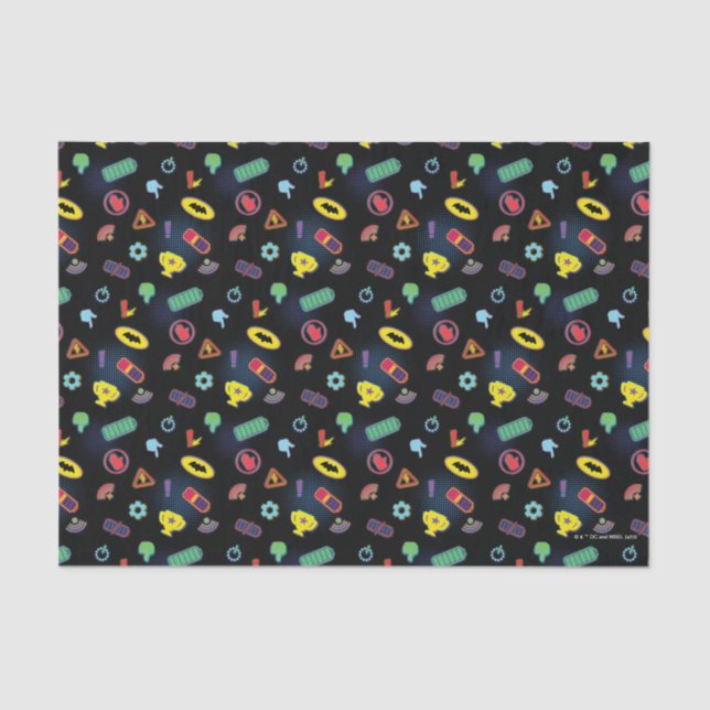 Papier Mousseline Motif d'icône de véhicule Batwheel™ (Recto)