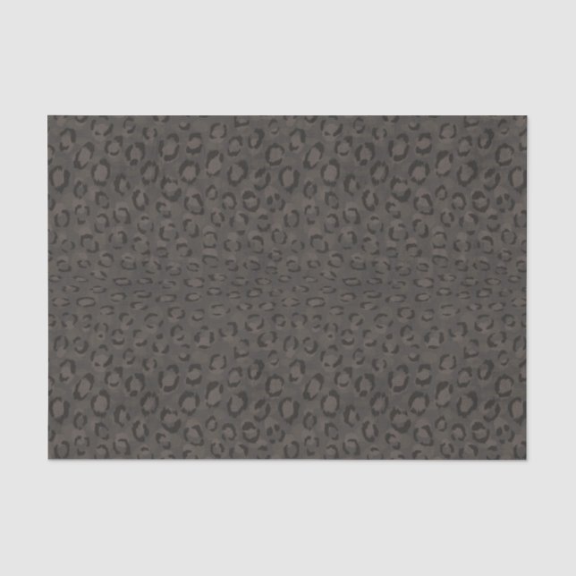 Papier Mousseline Motif d'impression moderne chic gris foncé (Recto)