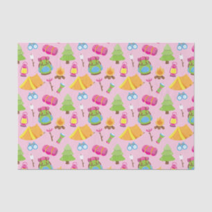 Papier Mousseline Motif du camp d'été