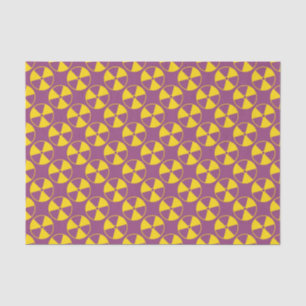 Papier Mousseline Motif du symbole de rayonnement