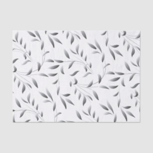 Papier Mousseline Motif élégant de feuille de saule