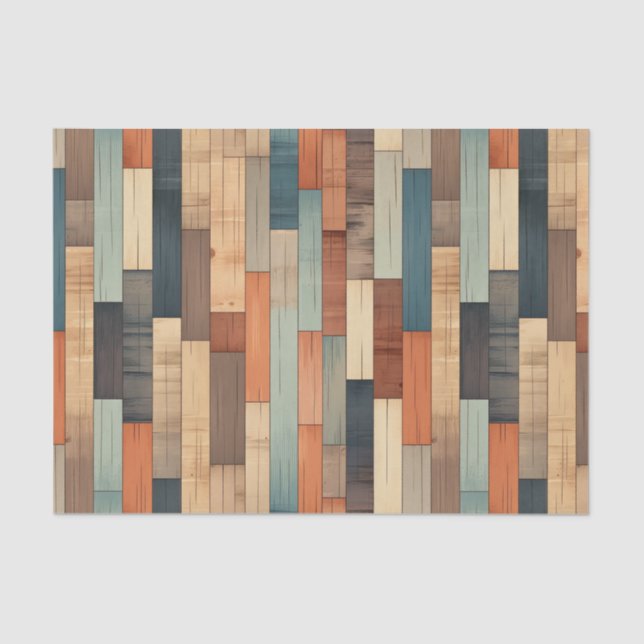 Papier Mousseline Motif en carrelage Faux Western (Recto)