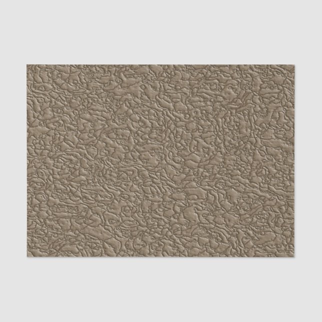 Papier Mousseline Motif en cuir Brown (Recto)