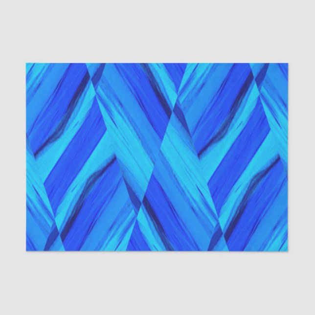 Papier Mousseline Motif en marbre bleu Cobalt complexe (Recto)