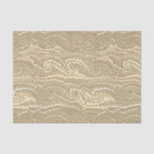 Papier Mousseline Motif en marbre moderne Abstrait beige perlées