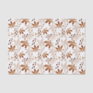 Papier Mousseline Motif Feuille de l'érable d'automne Thanksgiving