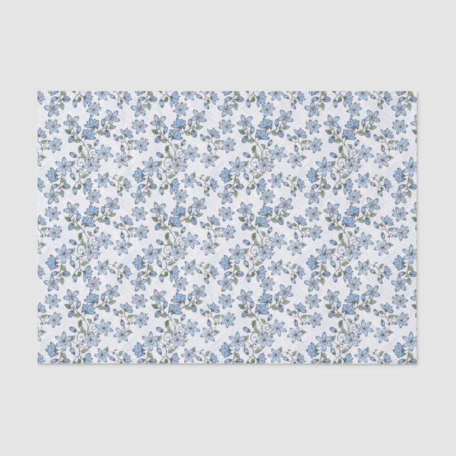 Papier Mousseline Motif floral 2 2 (Recto)