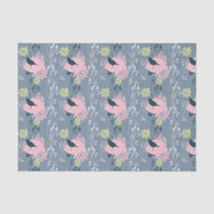 Papier Mousseline Motif floral 9