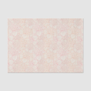Papier Mousseline Motif floral de pivoine rose