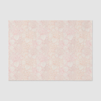 Papier Mousseline Motif floral de pivoine rose