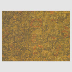 Papier Mousseline Motif floral vintage avec basculement