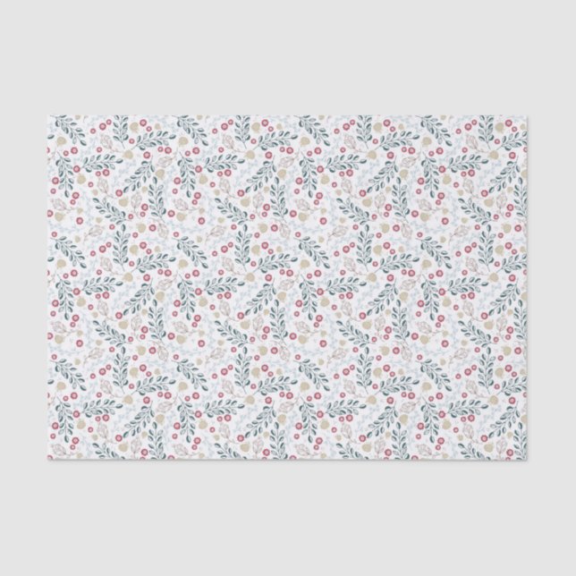 Papier Mousseline Motif forestier de Festive (Recto)