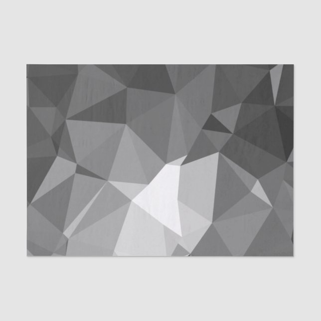 Papier Mousseline Motif géométrique Abstrait moderne - Gable de chev (Recto)