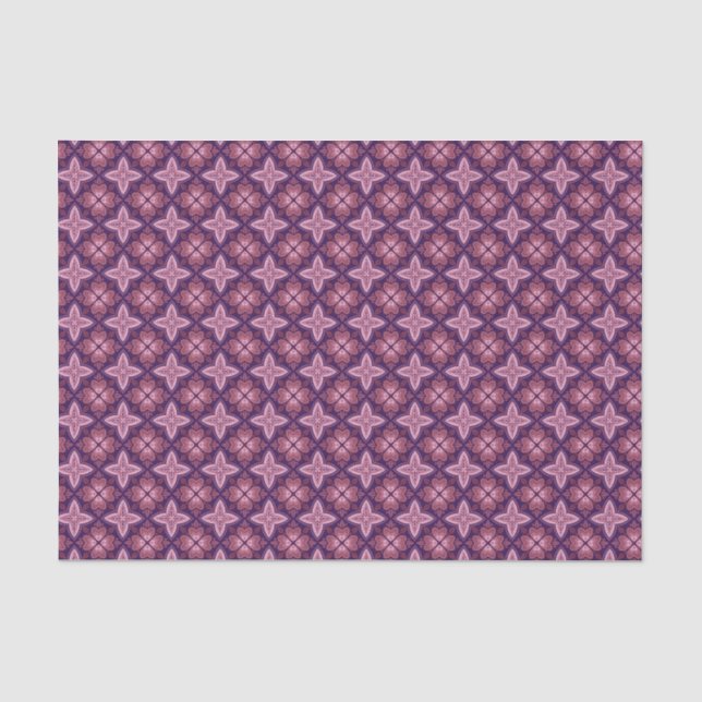 Papier Mousseline Motif géométrique de batik - la BG Editable (Recto)