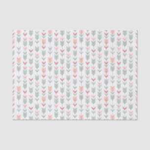 Papier Mousseline motif géométrique de style rétro