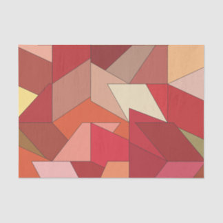 Papier Mousseline Motif géométrique moderne