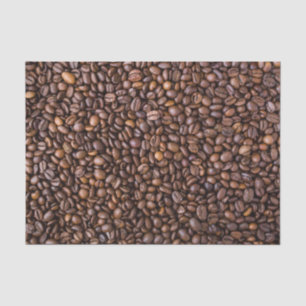 Papier Mousseline Motif grains de café