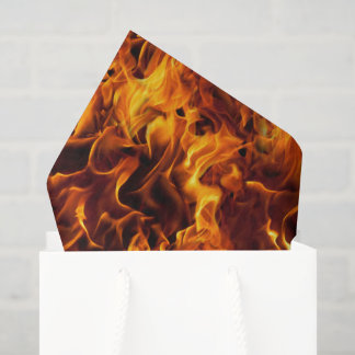 Papier Mousseline Motif incendie et flamme