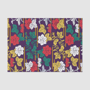 Papier Mousseline Motif japonais traditionnel feuille