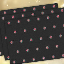 Motif Logo personnalisé noir promotionnel