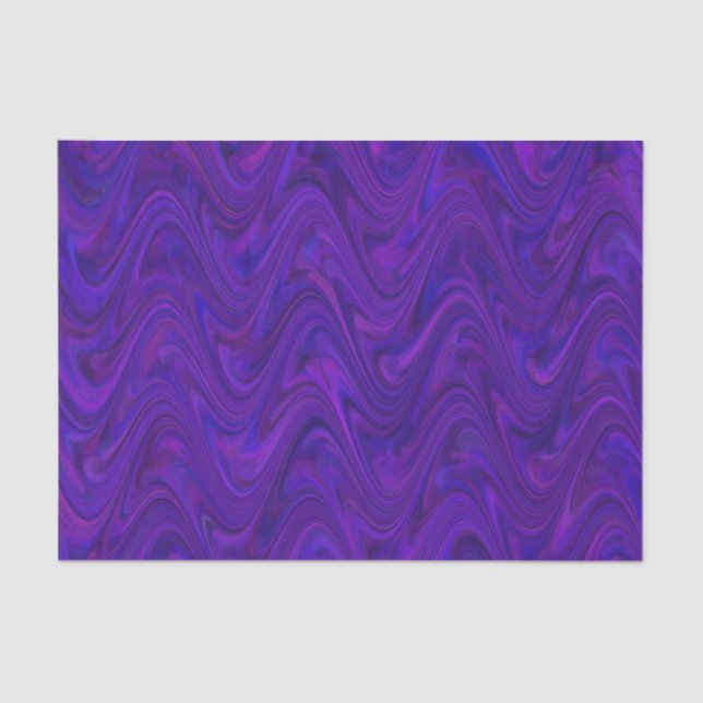 Papier Mousseline Motif marbling violet rose (Recto)