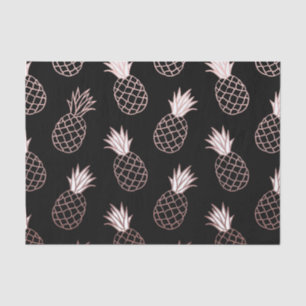Papier Mousseline Motif mignon d'ananas